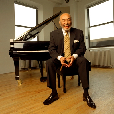 Eddie Palmieri with Cigar-Piano